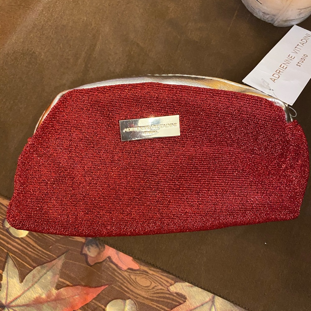 Adrienne Vittadini Studio Double Zip pouch